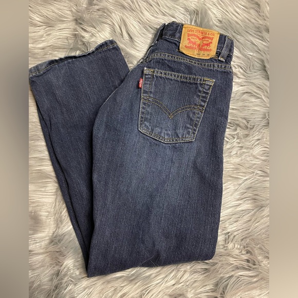 Levi's Other - Levi Strauss & Co. Boys 505 Straight Blue Jeans Size 12 Regular W26" X L26"